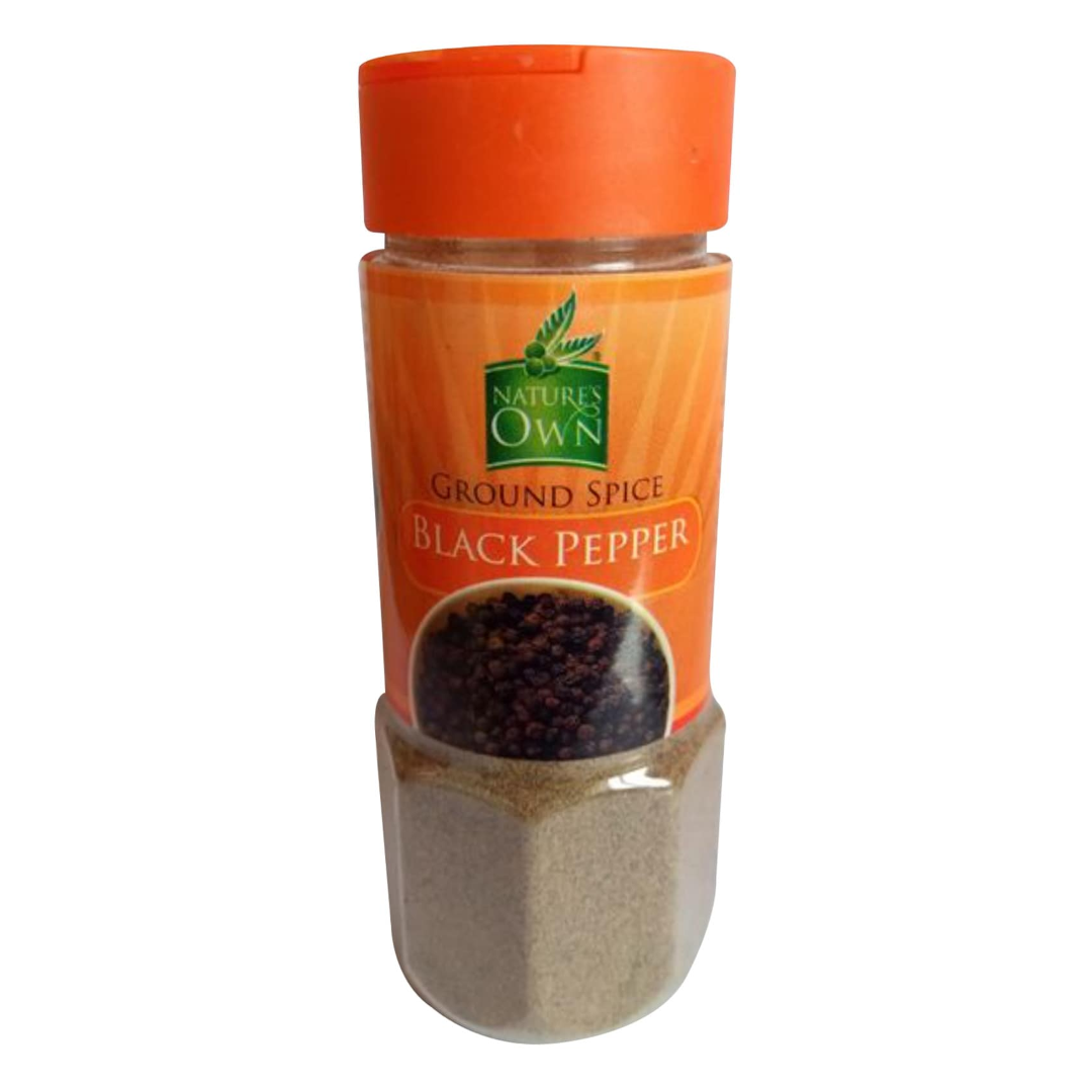 NATURES OWN BLACK PEPPERCORN GROUND 100G